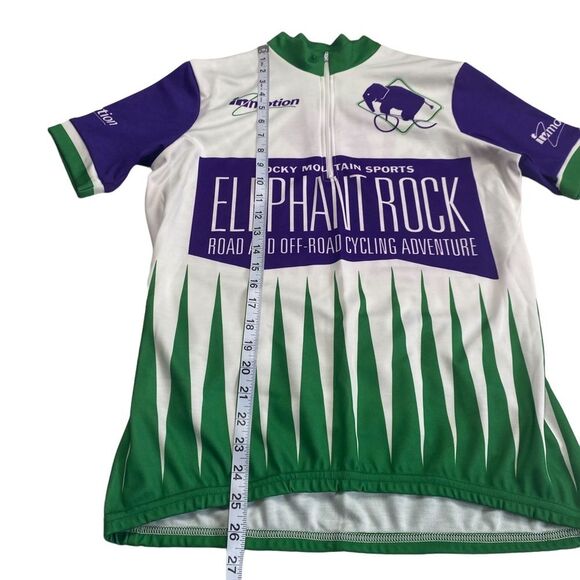 Vintage Inmotion Cycling Jersey Rocky Mountain Sports Elephant Rock M - Picture 8 of 12